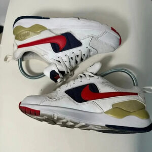 Nike‎ Air Zoom Pegasus 92 USA Olympic Sneakers white, red, gold, navy sz 5.5y